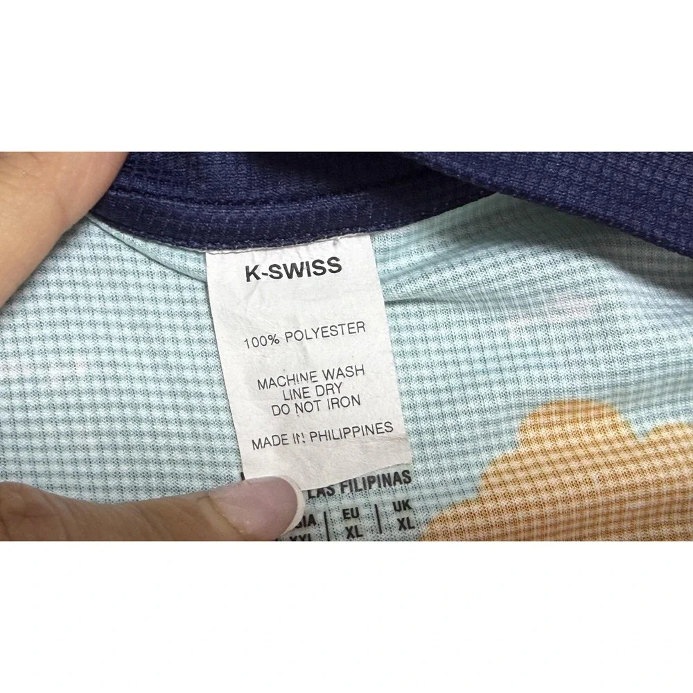 K-Swiss Cycling Jersey Mens XL Multicolor Nautica South Beach Tri 2011 Triathlon